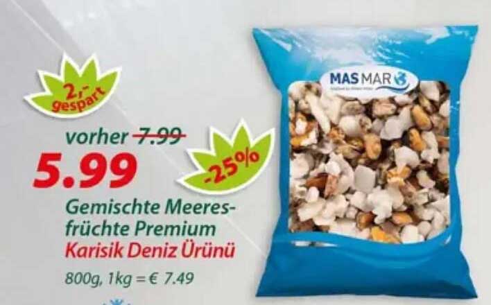 Gemischte Meeres-früchte Premium Karisik Deniz Ürünü