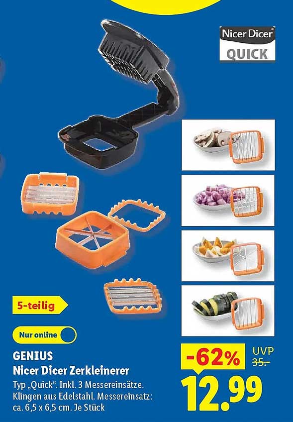GENIUS Nicer Dicer Zerkleinerer
