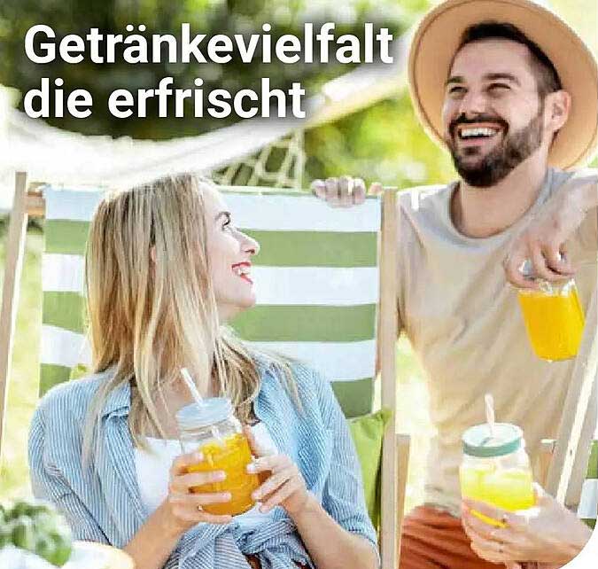 Getränkevielfalt die erfrischt