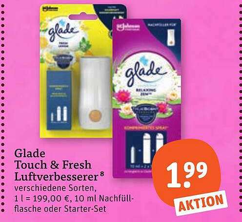 Glade Touch & Fresh Luftverbesserer