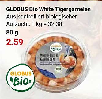 GLOBUS Bio White Tiger Garnelen
