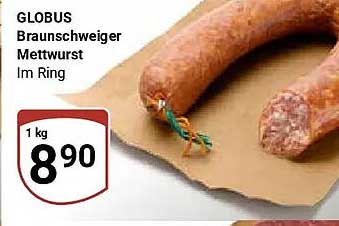 GLOBUS Braunschweiger Mettwurst Im Ring