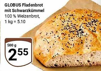 GLOBUS Fladenbrot mit Schwarzkümmel