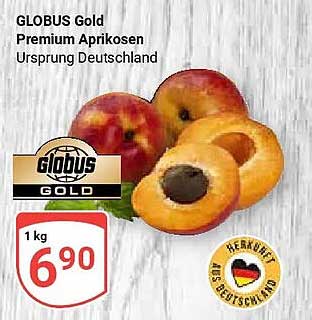 GLOBUS Gold Premium Aprikosen Ursprung Deutschland