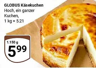 GLOBUS Käsekuchen