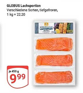 GLOBUS Lachsportion