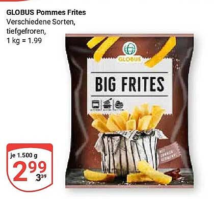 GLOBUS Pommes Frites