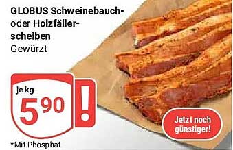 GLOBUS Schweinebauch- oder Holzfällerscheiben Gewürzt