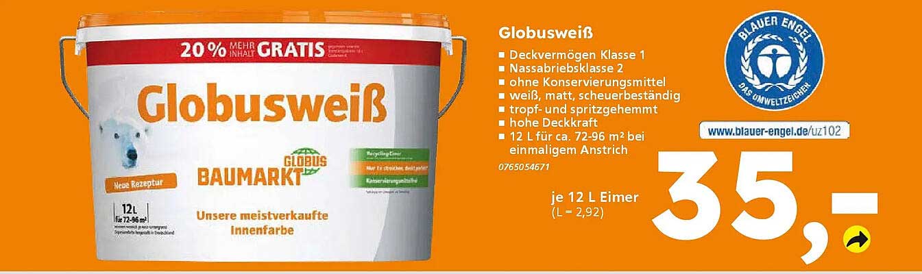 Globusweiß