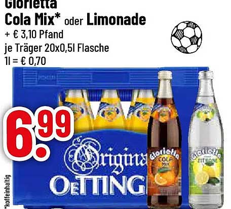 Glorietta Cola Mix* oder Limonade