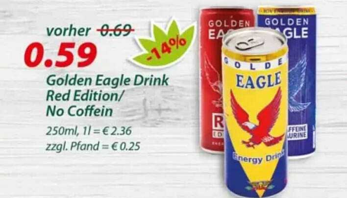 Golden Eagle Drink Red Edition/ No Coffein