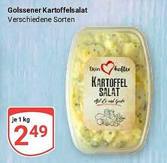 Gollsener Kartoffelsalat Verschiedene Sorten