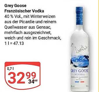Grey Goose Französischer Vodka