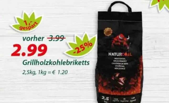 Grillholzkohlebriquettes