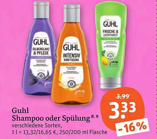 Guhl Shampoo oder Spülung