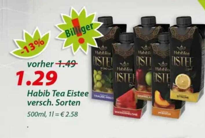 Habib Tea Eistee versch. Sorten