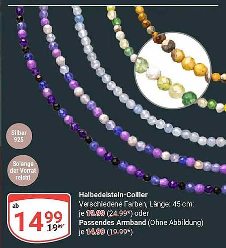 Halbedelstein-Collier