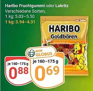 Haribo Fruchtgummi oder Lakritz