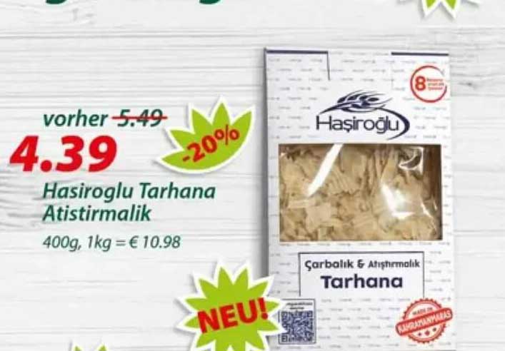 Hasiroglu Tarhana Atistirmalik