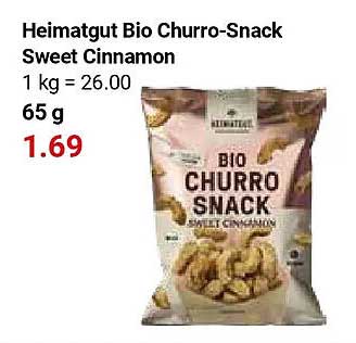 Heimatgut Bio Churro-Snack Sweet Cinnamon
