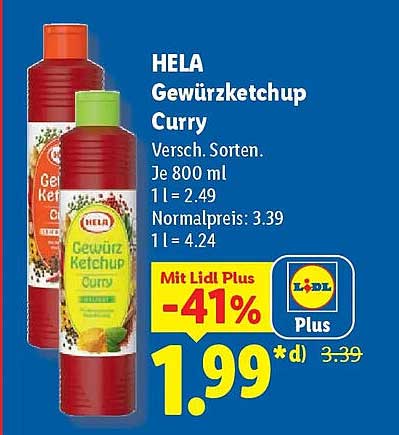 HELA Gewürzketchup Curry