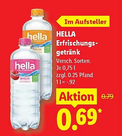 HELLA Erfrischungsgetränk