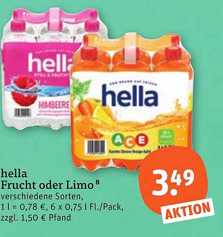 hella Frucht oder Limo