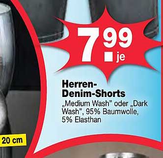 Herren-Denim-Shorts