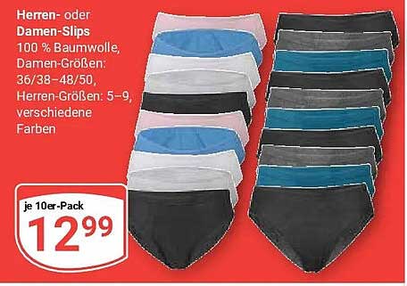 Herren- oder Damen-Slips