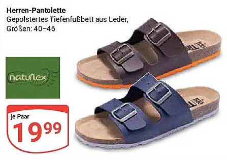 Herren-Pantolettte