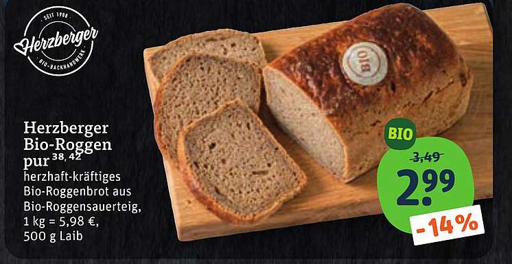 Herzberger Bio-Roggen pur 3842