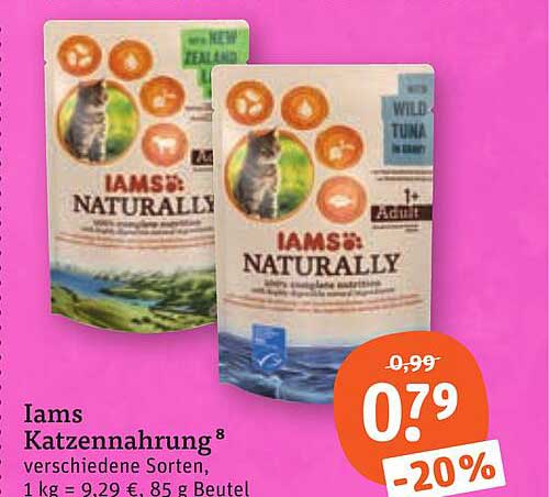 Iams Katzennahrung