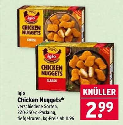 Iglo Chicken Nuggets*