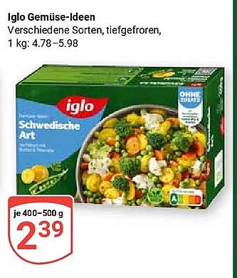 Iglo Gemüse-Ideen