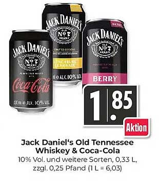 Jack Daniel's Old Tennessee Whiskey & Coca-Cola