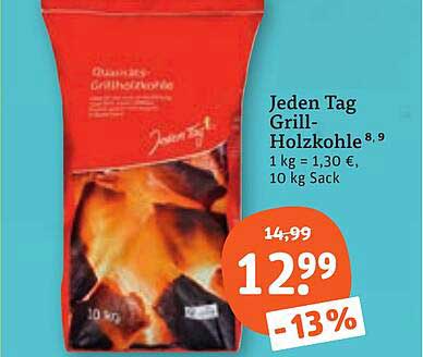Jeden Tag Grill-Holzkohle