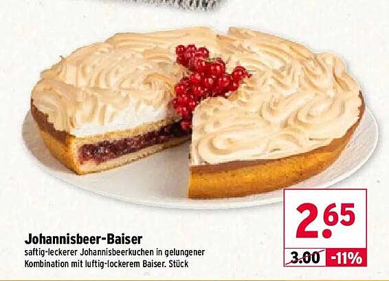 Johannisbeer-Baiser