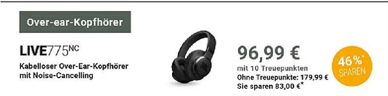 Kabelloser Over-Ear-Kopfhörer mit Noise-Cancelling