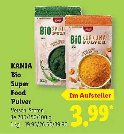 KANIA Bio Super Food Pulver