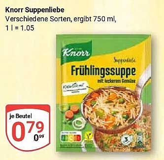 Knorr Suppenliebe Frühlingssuppe mit mediterranem Gemüse