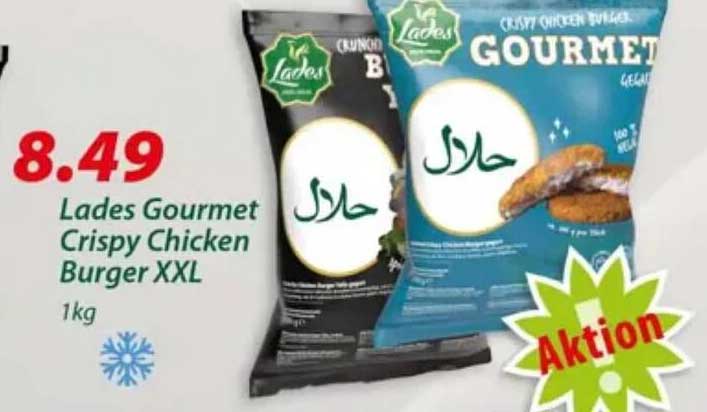 Lades Gourmet Crispy Chicken Burger XXL