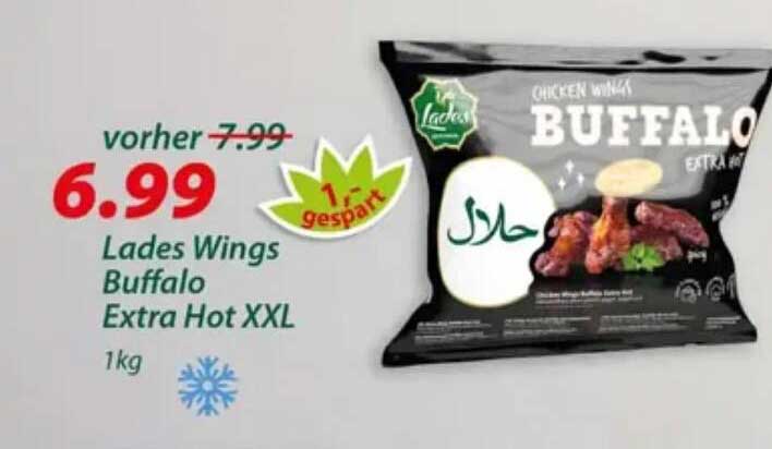Lades Wings Buffalo Extra Hot XXL