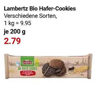 Lambertz Bio Hafer-Cookies