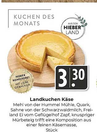 Landkuchen Käse