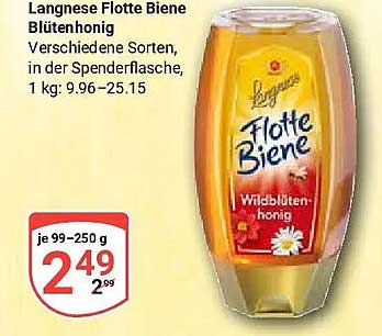 Langnese Flotte Biene Blütenhonig