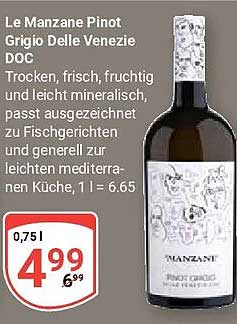 Le Manzane Pinot Grigio Delle Venezie DOC