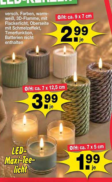 LED-Maxi-Teelicht