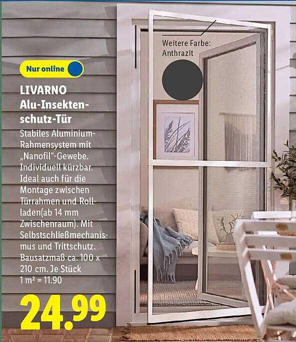 LIVARNO Alu-Insektenschutz-Tür