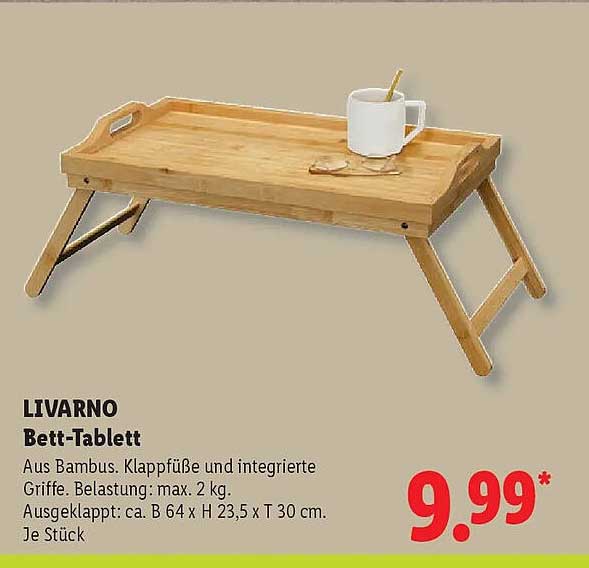 LIVARNO Bett-Tablett