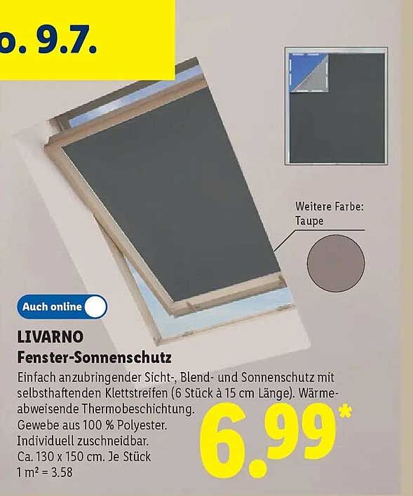 LIVARNO Fenster-Sonnenschutz